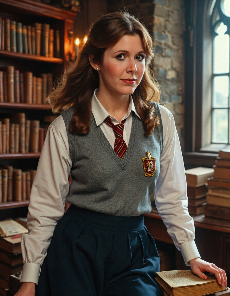 Carrie Fisher as Hermione
